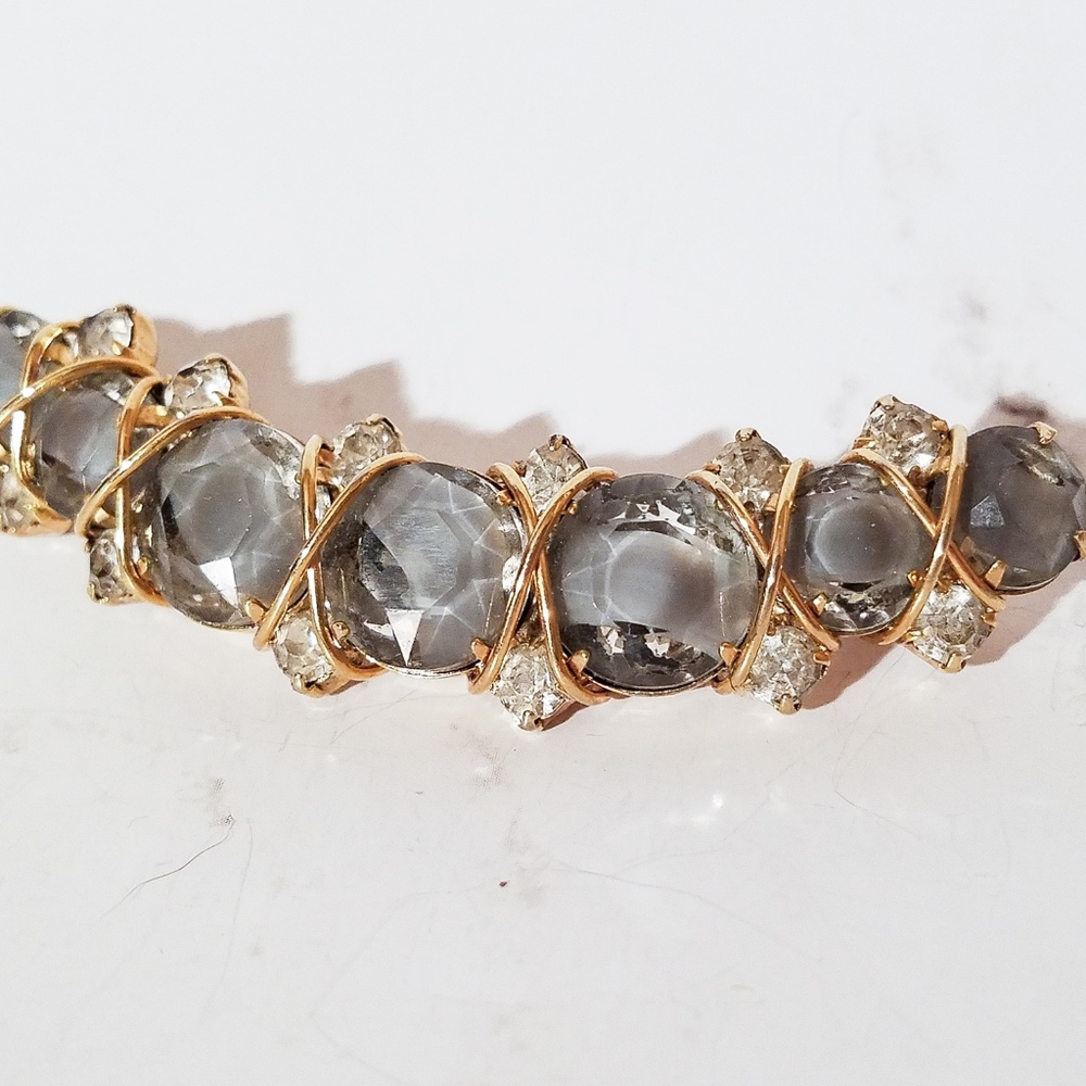 Vintage Hattie Carnegie Givre Rhinestone Brooch